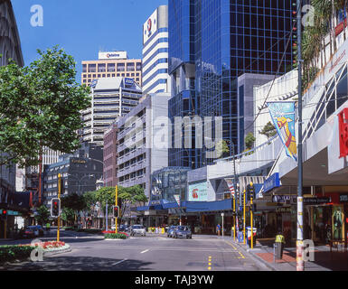 Lambton Quay, Wellington, Wellington Region, New Zealand Stock Photo