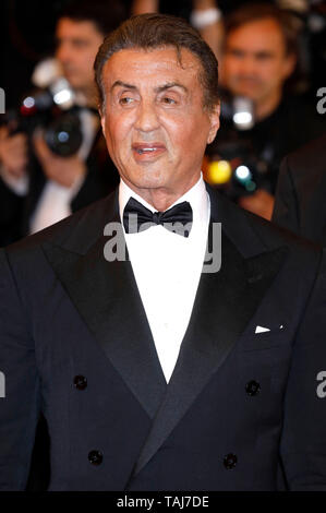 Sylvester Stallone attending the 'Rambo - First Blood' screening during the 72nd Cannes Film Festival at the Palais des Festivals on May 24, 2019 in Cannes, France Credit: Geisler-Fotopress GmbH/Alamy Live News Stock Photo