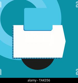 Blank banner rectangle square above semicircle down Geometrical background Stock Vector