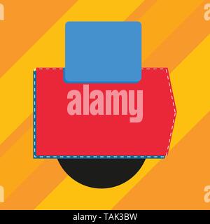 Blank banner rectangle square above semicircle down Geometrical background Stock Vector