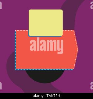 Blank banner rectangle square above semicircle down Geometrical background Stock Vector