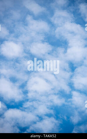 A blue sky with white clouds Stock Photo