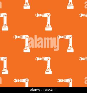 Conveyor pattern vector orange Stock Vector