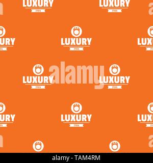 Jewelry diamond pattern vector orange Stock Vector