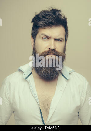 Man brutal bearded hipster close up. How to grow great beard. Ways optimize your facial hair. Beard grooming has never been so easy. Beard care tricks Stock Photo - Alamy Man brutal bearded hipster close up. How to grow great beard. Ways optimize your facial hair. Beard grooming has never been so easy. Beard care tricks Stock Photo - Alamy