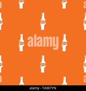 Joint inflammation pattern vector orange Stock Vector
