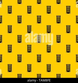 Fridge with refreshments drinks pattern vector Stock Vector