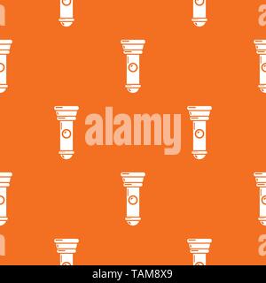 Flashlight pattern vector orange Stock Vector