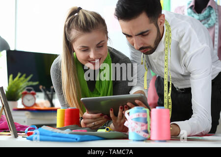 Sewing Needlework Technology Tailoring Concept Stock Photo