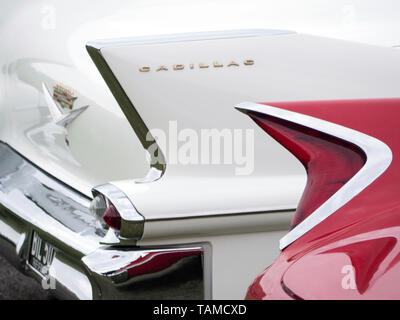 1960 Chrysler and Cadillac tail fin Stock Photo