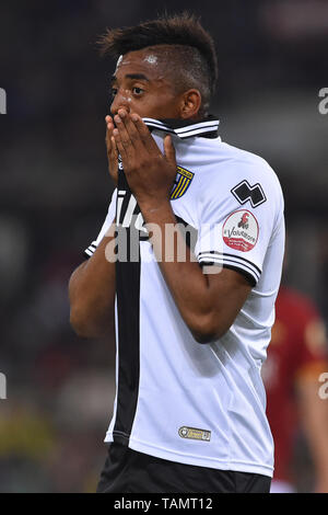 Rome, Italy. 27th May, 2019. Soccer Serie A Roma vs Parma. Stadio Olimpico.Rome 26-05-2019 Pictured Jose Machin Foto Fotografo01 Credit: Independent Photo Agency/Alamy Live News Stock Photo