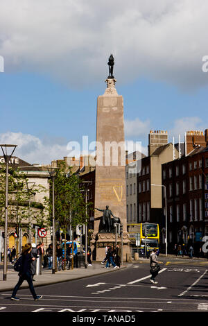 Charles Stewart Parnell monument, Dublin Ireland Stock Photo