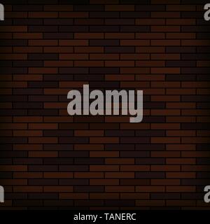 Brick Wall Background. Abstract Red Brick Pattern Stock Vector