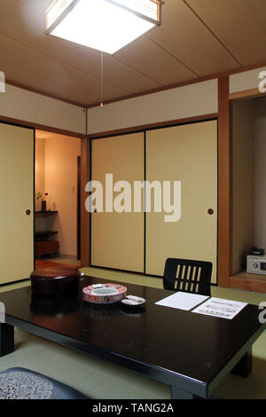 room in a traditional hostel (ryokan) in japan Stock Photo