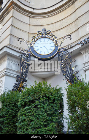 PARIS, FRANCE - JULY 21, 2017: Vacheron Constantin clock in place Vendome in Paris, France. Stock Photo