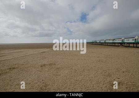 Beach Front at St Annes, near Blackpool. Stock Photo