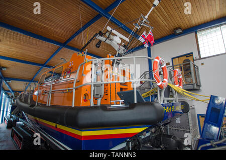 RNLI Lifeboat Station in Lytham St Annes, near Blackpool. Stock Photo