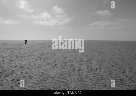 Beach Front at St Annes, near Blackpool. Stock Photo