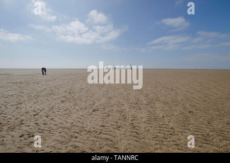 Beach Front at St Annes, near Blackpool. Stock Photo