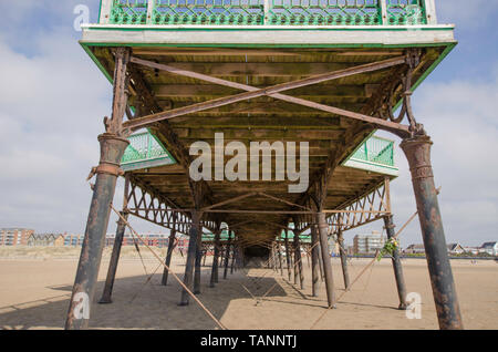 Beach Front at St Annes, near Blackpool. Stock Photo