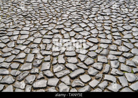 The cobblestones are located on the Untermarkt (Lower Market square) in Goerlitz, Saxony, Germany, Europe Stock Photo