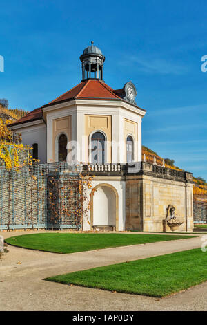 The Belvedere is part of the gardens of the castle Wackerbarth, Radebeul, Saxony, Germany, Europe Stock Photo