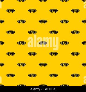 Skiing mask pattern vector Stock Vector