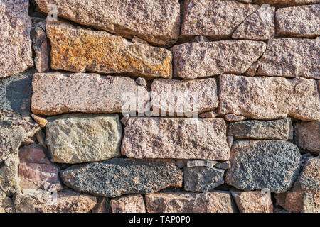 Details of a rubble wall in the vinyards from Radebeul near Dresden, administrative district Meissen, Saxony, Germany, Europe Stock Photo