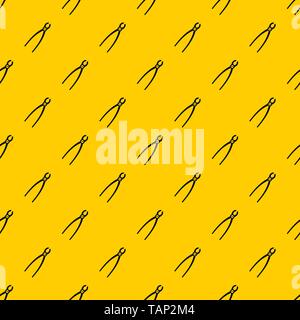 Tooth extraction instrument pattern vector Stock Vector