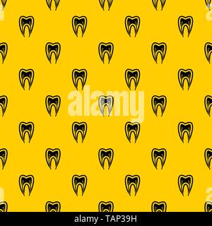 Tooth cross section pattern seamless black Stock Vector Image & Art - Alamy