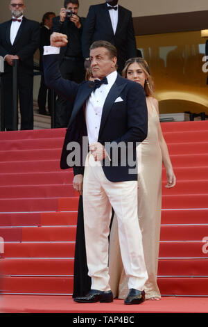 May 25, 2019 - Cannes, France - CANNES, FRANCE - MAY 25: Sylvester Stallone attends the closing ceremony screening of ''The Specials'' during the 72nd annual Cannes Film Festival on May 25, 2019 in Cannes, France. (Credit Image: © Frederick InjimbertZUMA Wire) Stock Photo