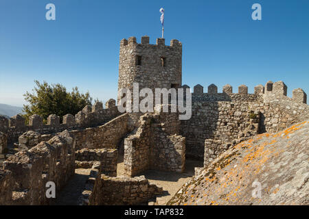 Castelo dos Mouros, (Moorish castle),Sintra, Portugal Stock Photo