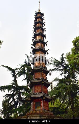 Thousand Buddha Pagoda, Wenshu Temple or Wenshu Monastery, Wénshū Yuàn, Chengdu, Cengtu, Chengtu, Chéngdū, China, Asia Stock Photo