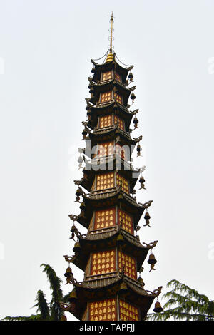 Thousand Buddha Pagoda, Wenshu Temple or Wenshu Monastery, Wénshū Yuàn, Chengdu, Cengtu, Chengtu, Chéngdū, China, Asia Stock Photo