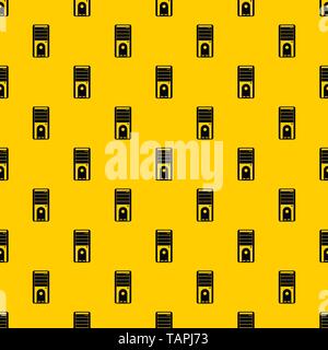 Computer system unit pattern vector Stock Vector