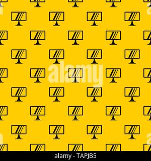 Computer monitor pattern vector Stock Vector
