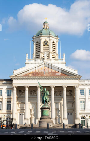 church of Saint Jacques-sur-Coudenberg Place Royale Bruxelles Place Royale de Bruxelles Koningsplein square Brussels Belgium Eu Europe Stock Photo