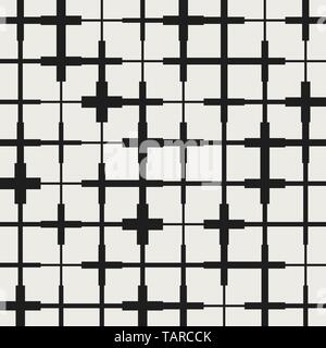 Seamless crosses pattern Stock Vector