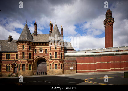 Exterior HM Prison Manchester high-security male category A prison operated Her Majesty's Prison Service commonly referred to Strangeways Stock Photo