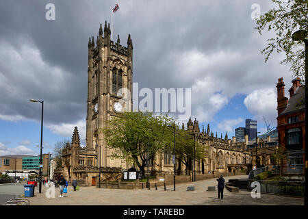 Manchester Cathedral, formally the Cathedral and Collegiate Church of St Mary, St Denys and St George Stock Photo