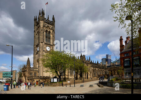 Manchester Cathedral, formally the Cathedral and Collegiate Church of St Mary, St Denys and St George Stock Photo