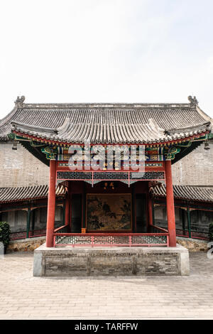 The opera ceremony stage in White Cloud Taoist Temple, Beijing, China Stock Photo