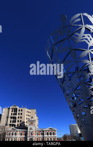 The Chalice, Cathedral Square, Christchurch, New Zealand Stock Photo