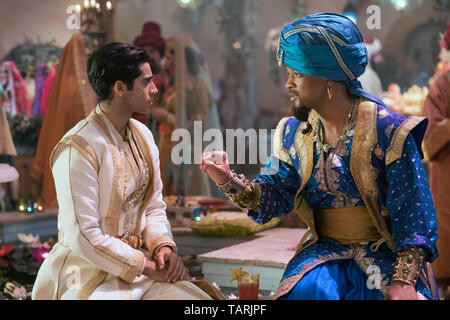 Aladdin is an upcoming American musical romantic fantasy adventure film directed by Guy Ritchie, from the screenplay co-written with John August, and produced by Walt Disney Pictures    This photograph is for editorial use only and is the copyright of the film company and/or the photographer assigned by the film or production company and can only be reproduced by publications in conjunction with the promotion of the above Film. A Mandatory Credit to the film company is required. The Photographer should also be credited when known. Stock Photo