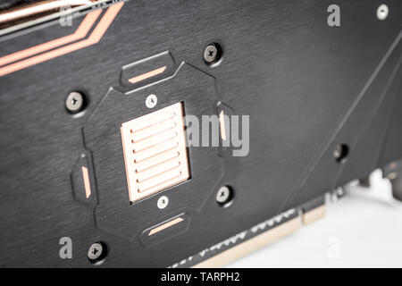 PC Gaming Graphic Card GPU Close Up Stock Photo