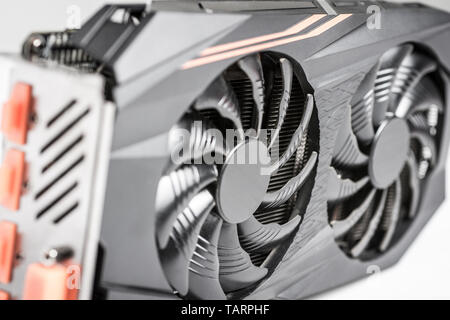 PC Gaming Graphic Card GPU Close Up Stock Photo