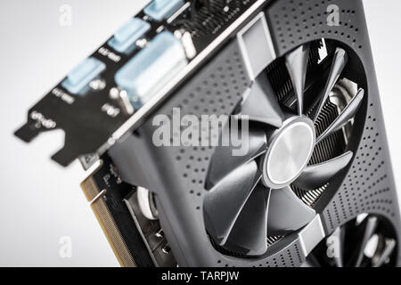 PC Gaming Graphic Card GPU Close Up Stock Photo