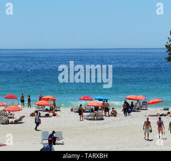 Camps bay in Cape Town, South Africa. Stock Photo