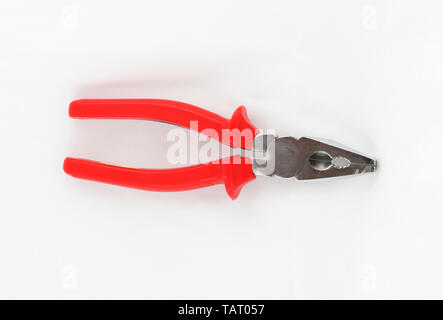 Pliers isolated on white Stock Photo