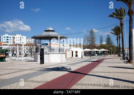 Ribeirinha Promenade in Portimao - Portugal Stock Photo